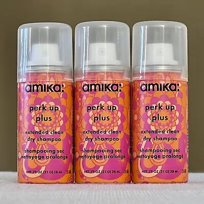 Amika Perk Up Plus Extended Clean Dry Shampoo (.75oz/28ml) Lot Of 3x New • $16.97