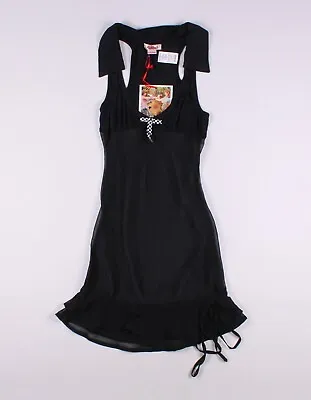 Killah By Miss Sixty Y2K Sexy Mesh Black Tunic Dress Size S • $120
