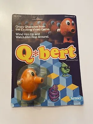 1983 Kenner Q-Bert Wind Up Toy And PVC MOC Lot Of 2 • $129