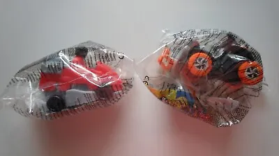 2 X McDonalds Happy Meal Toys Action Man -Atom Quad Bike & Red Car 2006  Sealed  • £10