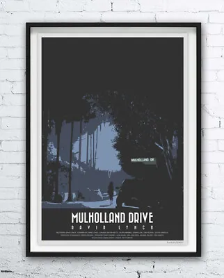 MULHOLLAND DRIVE Polish Poster -- Print David Lynch Naomi Watts Laura Harring • $62