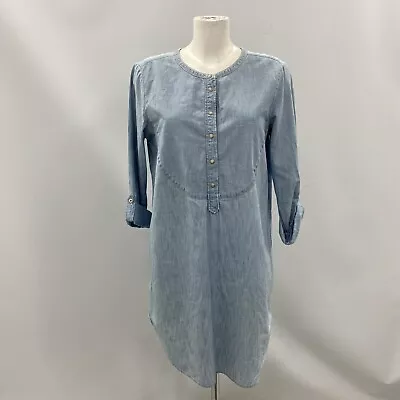 £6.99 • Buy Levis Jean Dress Women Size Medium Blue Cotton 511730