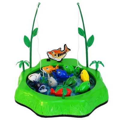 £15.13 • Buy Kids Fishing Game 10 Big Fishes Set Electric Educational Children Fishing Toy