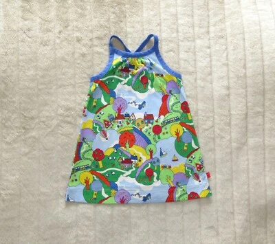 £10 • Buy Little Bird Jools Oliver Sun Dress Retro Countryside Multi-Coloured Print 18-24m