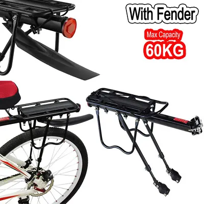 Adjustable Bike Cargo Rack With Fender Broad Cycling Pannier Bicycle Carrier  • $25.89
