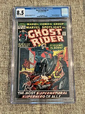 Marvel Spotlight #5 CGC 8.5 Off White To White 1st Ghost Rider (Johnny Blaze) • $3900