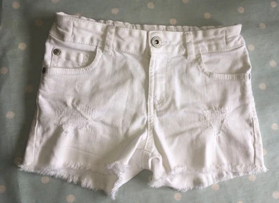 £0.99 • Buy White Bluezoo Denim Shorts Age 7 Excellent Condition