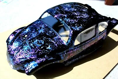 New Painted Vw Baja Bug Beetle Body Shell For 1/10 Axial Yeti  • $53