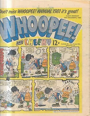 Vintage Whoopee & Cheeky Comic Dec 20th 1980 • £0.99