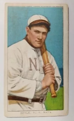 1909 T206 Piedmont - Larry Doyle NL Batting Variation Card VG Condition • $125