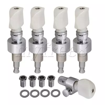 5 Pieces Banjo Machine Head Tuning Tuner Peg With Pearled Buttons 4:1 Gear Ratio • $36.94