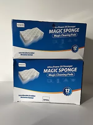 Magic Sponge Eraser! 24CT No Scratch Cleaning Multipurpose Foam Melamine Cleaner • $34.99