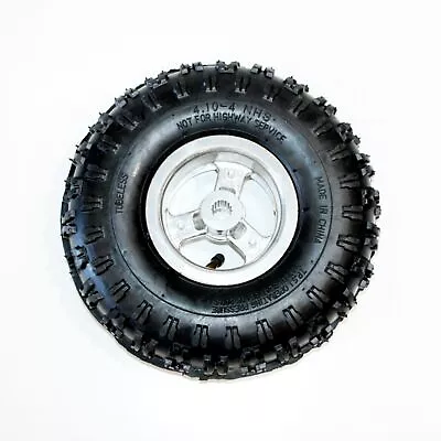 4.10 - 4 Inch Rear Back 16T Spline Wheel Rim Tyre 49cc Mini Quad Bike ATV Buggy • $37.96