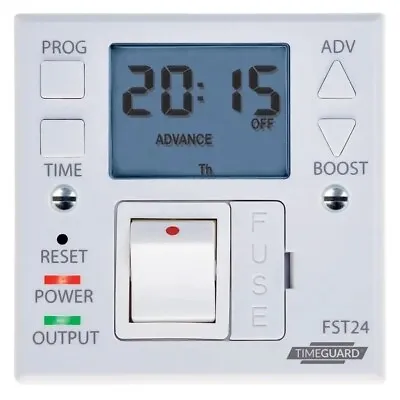 NEW 24 Hour Timer Immersion Heater Fused Spur Timeswitch Storage - Timeguard • £39.99