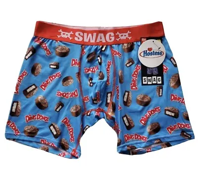 Men’s Boxer Briefs XL Hostess Cakes Ding Dongs Print In Novelty GIFT BOX • $18.99