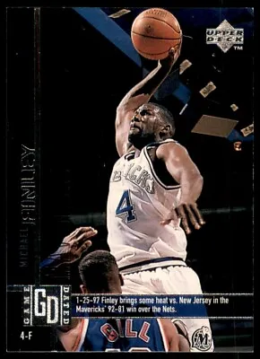 1997-98 Upper Deck Michael Finley Dallas Mavericks #25 • $1