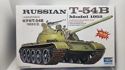 Trumpeter MOTORIZED Russian T-54B Tank Model 1952 Armoured Vehicle COMPLETE 1:35 • $30