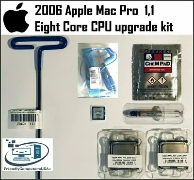 CPU UPGRADE KIT For 2006 Apple Mac Pro 11 A1186 Matched Pair Quad 2.66GHz-3GHz  • $68.99