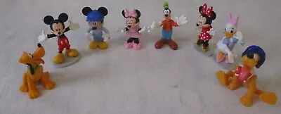  Disney Mickey Mouse  Minnie Pluto Figures XMAS Toy Lot • $19.99