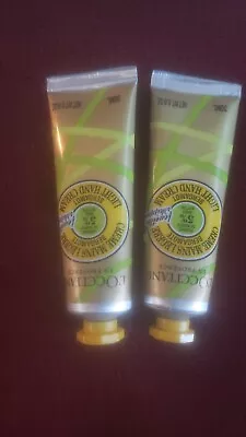 2X L'Occitane Hand Cream Bergamot Light Whipped Travel 30ml/.6oz Limited Edition • $15