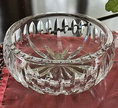 Cristal St Louis Cut Crystal Bowl France Etched Signed Vintage • $75