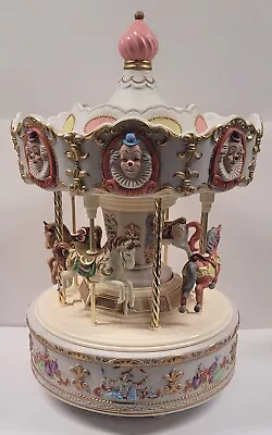 Melody In Motion By Waco Products - King Of Clowns Carousel - New - #07149 • $375