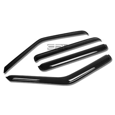 Fit 01-04 S10/Sonoma Crew Smoke Tint Window Visor/Wind Deflector Vent Rain Guard • $33.89