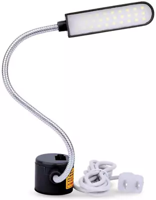 Light LED Lighting 6 Watt Flexible Gooseneck Arm Work Lamp Magnetic Base Black • $13.99