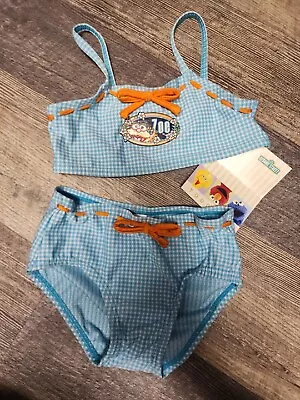 Vintage Sesame Street Baby Girls 18-14 Months  Two Piece Swimsuit Elmo Zoe NEW!  • $22.30