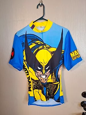 Vintage Pearl Izumi Wolverine Marvel Cycling Jersey Size Large 1997 • $125