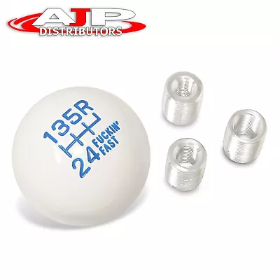 Shift Knob M/T Manual Light Weight Round Type M8 M10 M12 Kit Set Blue For Eagle • $12.99