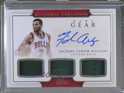 2016 Panini National Treasures Game Gear Triple /49 Michael Carter-Williams Auto • $12.04