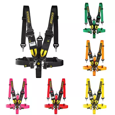 KYOSTAR Universal 5-Point Camlock Quick Release Racing Seat Belt Harness Safety • $175.51