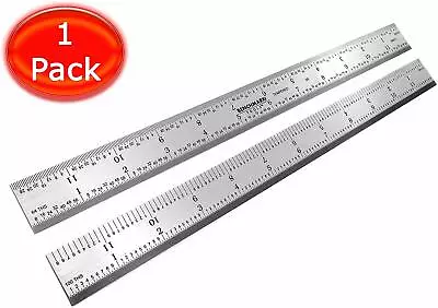 Benchmark Tools 12  5R Rigid Machinist Ruler Grads Satin Chrome Stainless Steel • $9.99