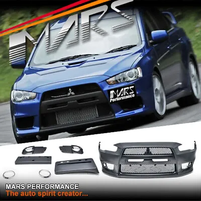 Evolution Style Front Bumper Bar Bodykit For Mitsubishi CJ CF Lancer X 2007-2019 • $899.99