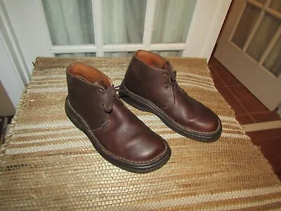 Born Mens Harrison Chukka Boots Brown Leather Lace Up Shoes Men's 8.5 M/W • $32.95