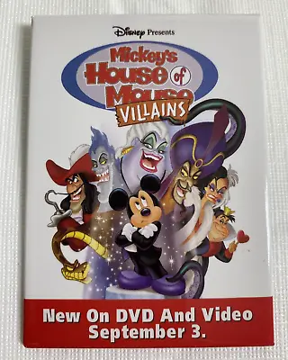 Disney Mickey S House Of Mouse Villains DVD Promo Pin  • $4