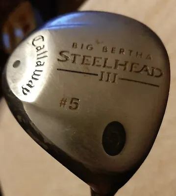 Callaway Big Bertha Steelhead III # 5 Ladies Flex Shaft Right Hand GOLF CLUB • $25.45