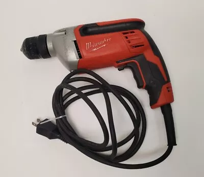 Milwaukee 0240-20 3/8  Drill (10mm) Keyless Jacobs Chuck TESTED Drill Only 120v • $49.95