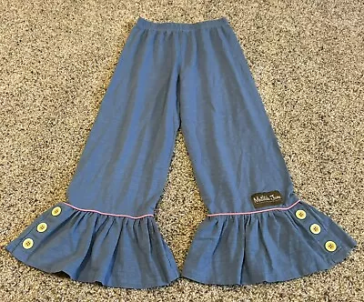 Matilda Jane Blue Flared Pants Girls Size 8 • $14