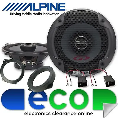 BMW Mini Cooper S R53 Alpine 480 Watts 16cm Front Door 2 Way Car Speakers • £79.95