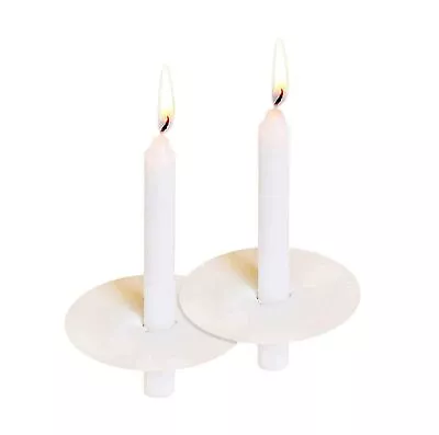 200 Church Candles With Drip Protectors - No Smoke Vigil Candles Memorial Ca... • $51.99