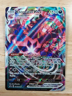 Eternatus Vmax SWSH045 NM Full Art Promo Rare Pokemon Card • $7.99