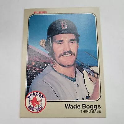 1983 Fleer - #179 Wade Boggs (RC) SHARP!!! • $2.25