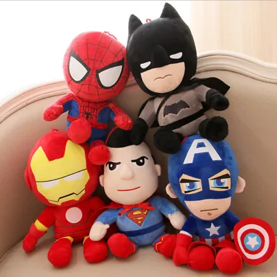 £6.99 • Buy 27cm MARVEL THE AVENGERS Hero Plush Doll Spiderman Soft Stuffed Toys Kids Gift