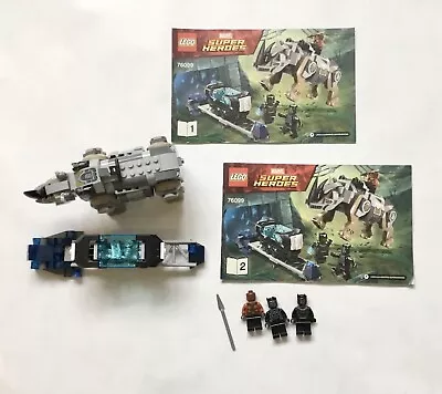 £14 • Buy Lego Marvel Super Heroes Black Panther Rhino Face Off By The Mine 76099 Complete