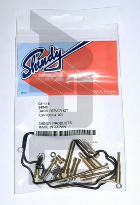$51.77 • Buy Carb Kit 2004-2009 Kawasaki Ksv700 Kfx700 V-force 700 Carburetor Repair 03-116