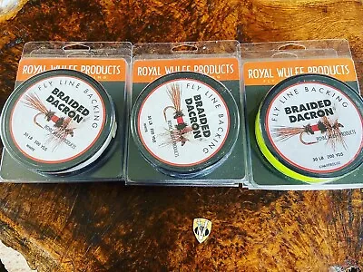 Royal Wulff Premium Braided Dacron Trout & Salmon Fly Line Backing 20 & 30Lbs  • $33.23