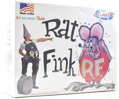 Atlantis Rat Fink Ed Big Daddy Roth Plastic Model Figure Kit H1305 • $15.99