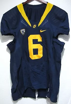 Vtg CAL BEARS #6 Football 2007 Nike Game Jersey Size 44 Team Issue UC Berkeley • $250